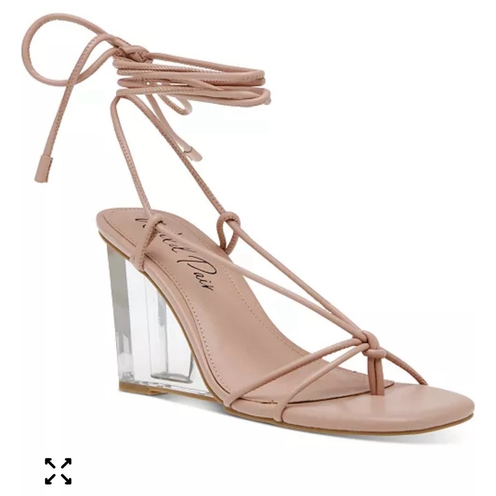 Wild Pair Santeago Ankle-Tie Dress Sandals